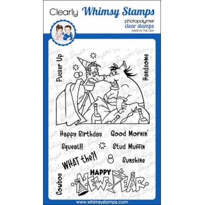 Whimsy Stamps Deb Davis Clear Stamps - What The?!